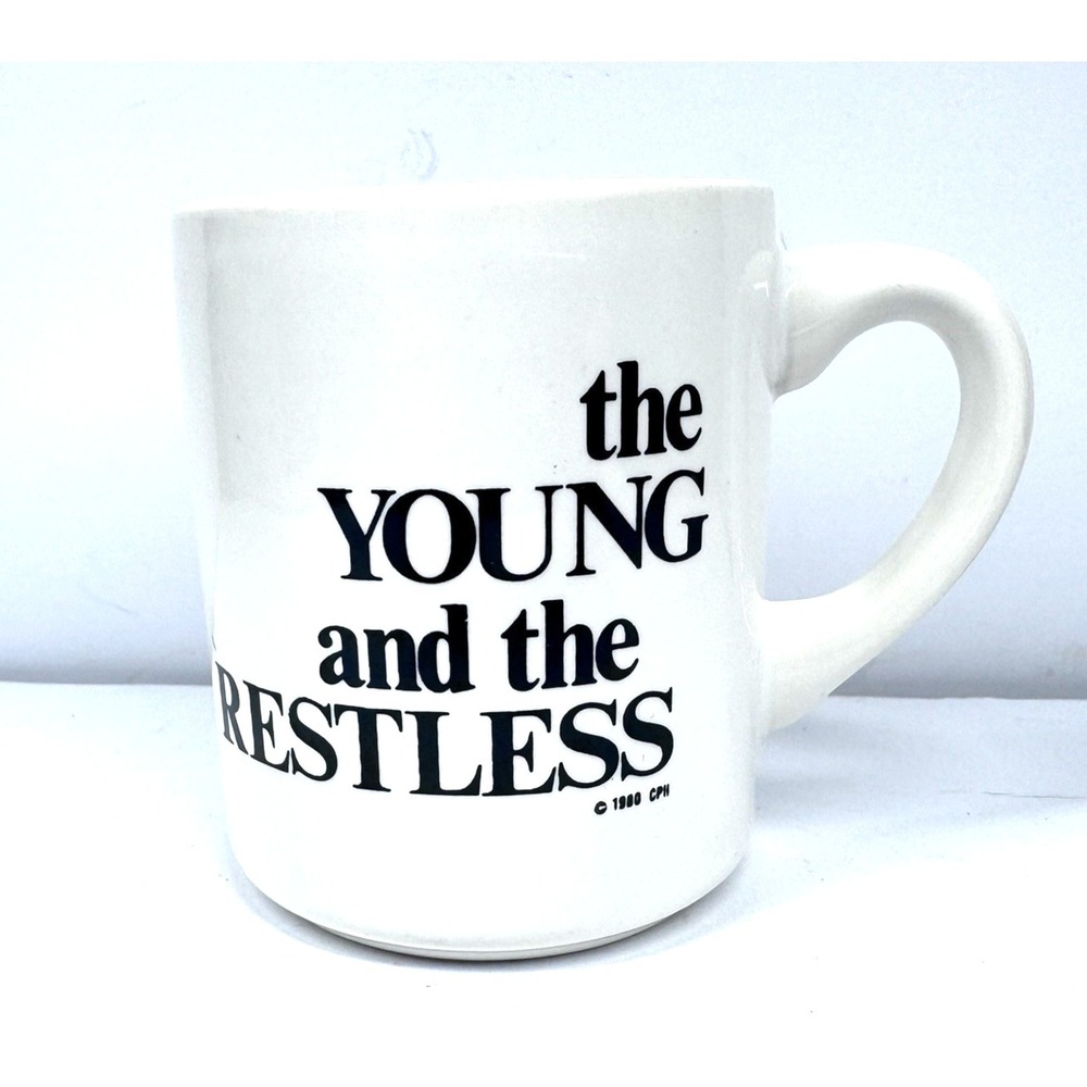 Vintage‎ The Young and the Restless 1988 CBS Coffee Mug Soap Opera TV Show
